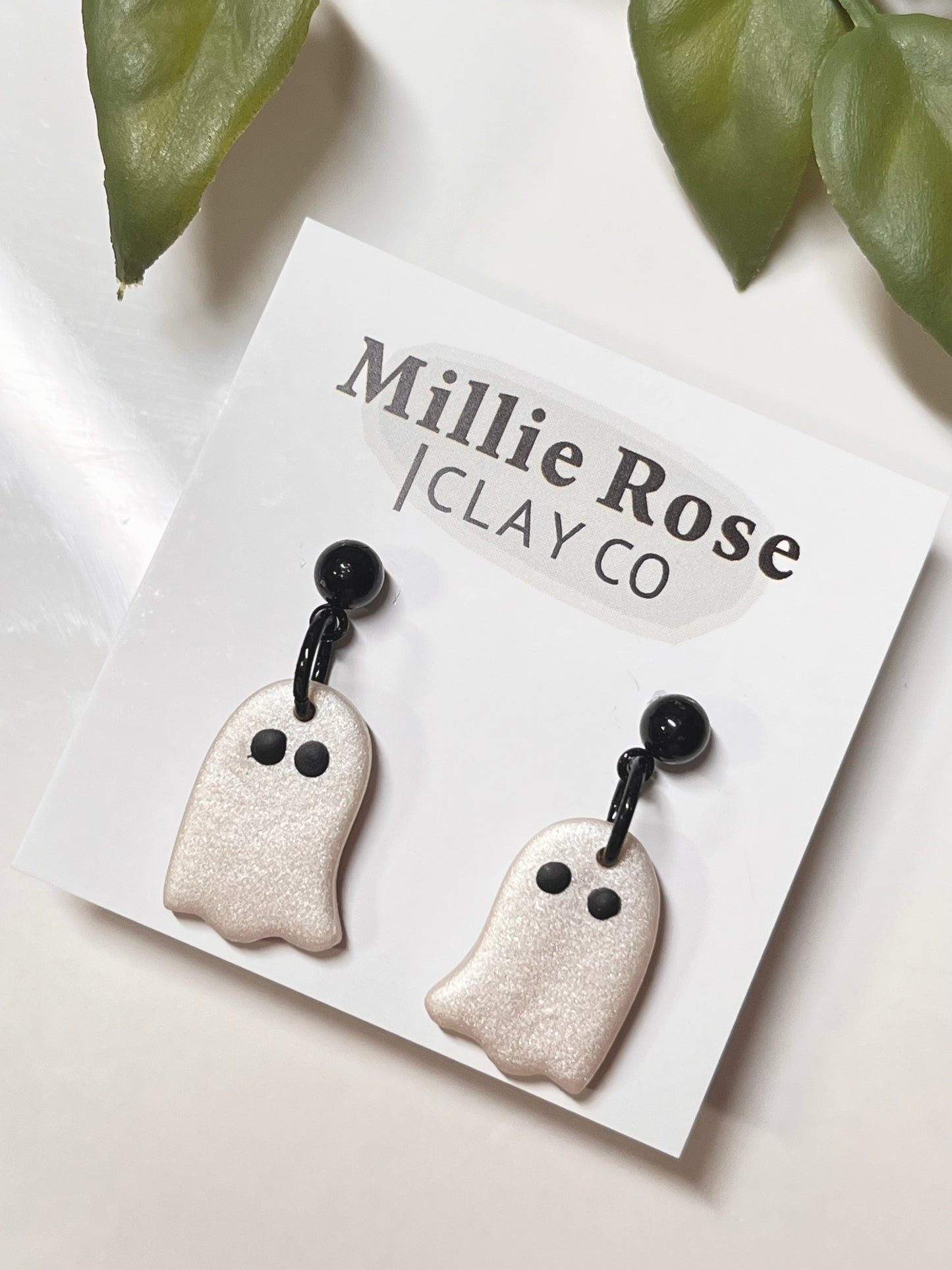 Halloween Pearl Ghost Dangle