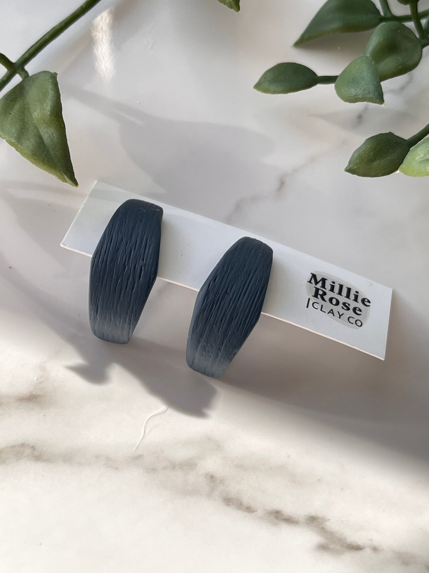 Denim Blue Huggies w/ Brushed Texture