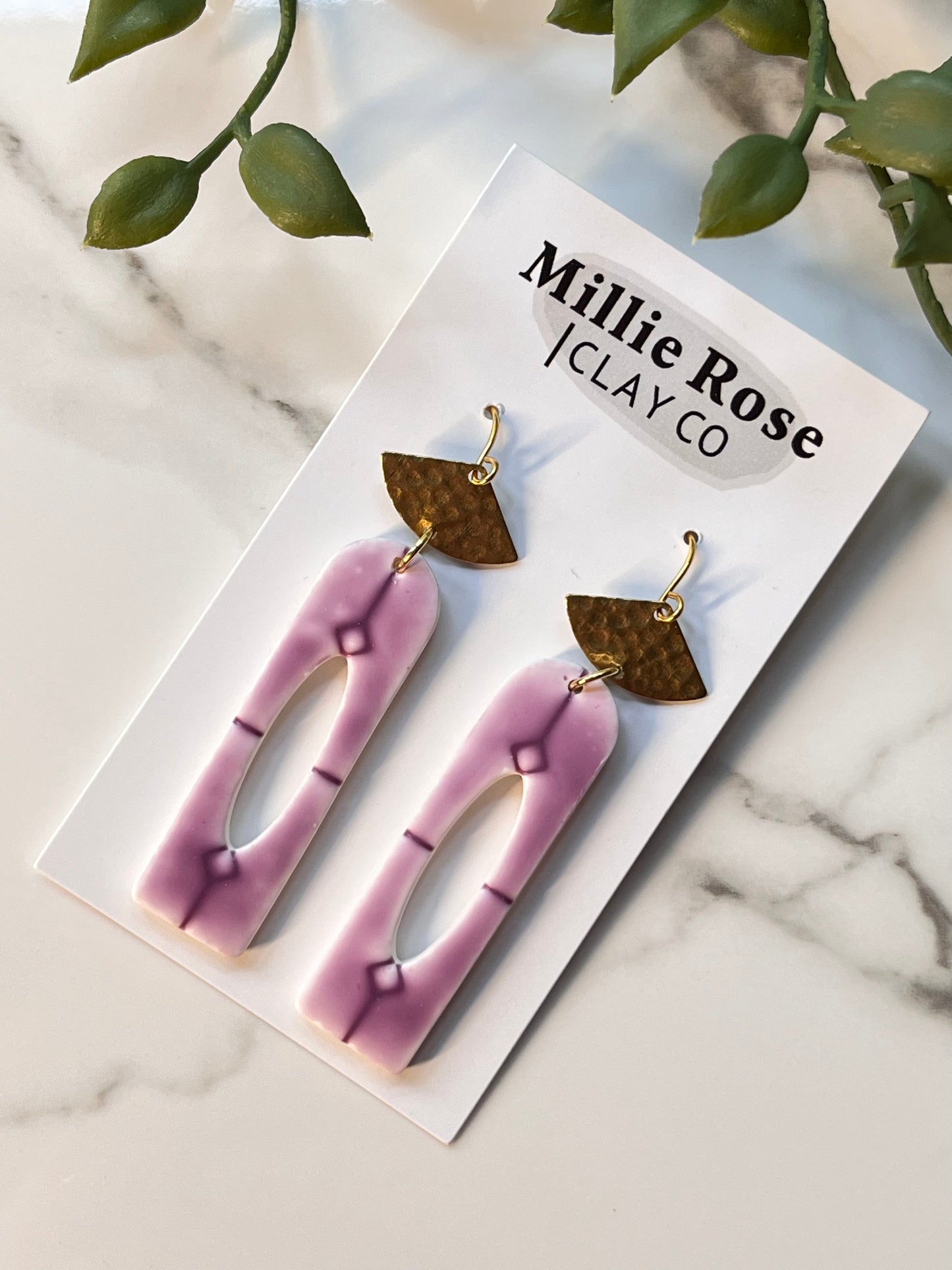 Glazed Berry Window Dangle w/ Gold Charm & Hook